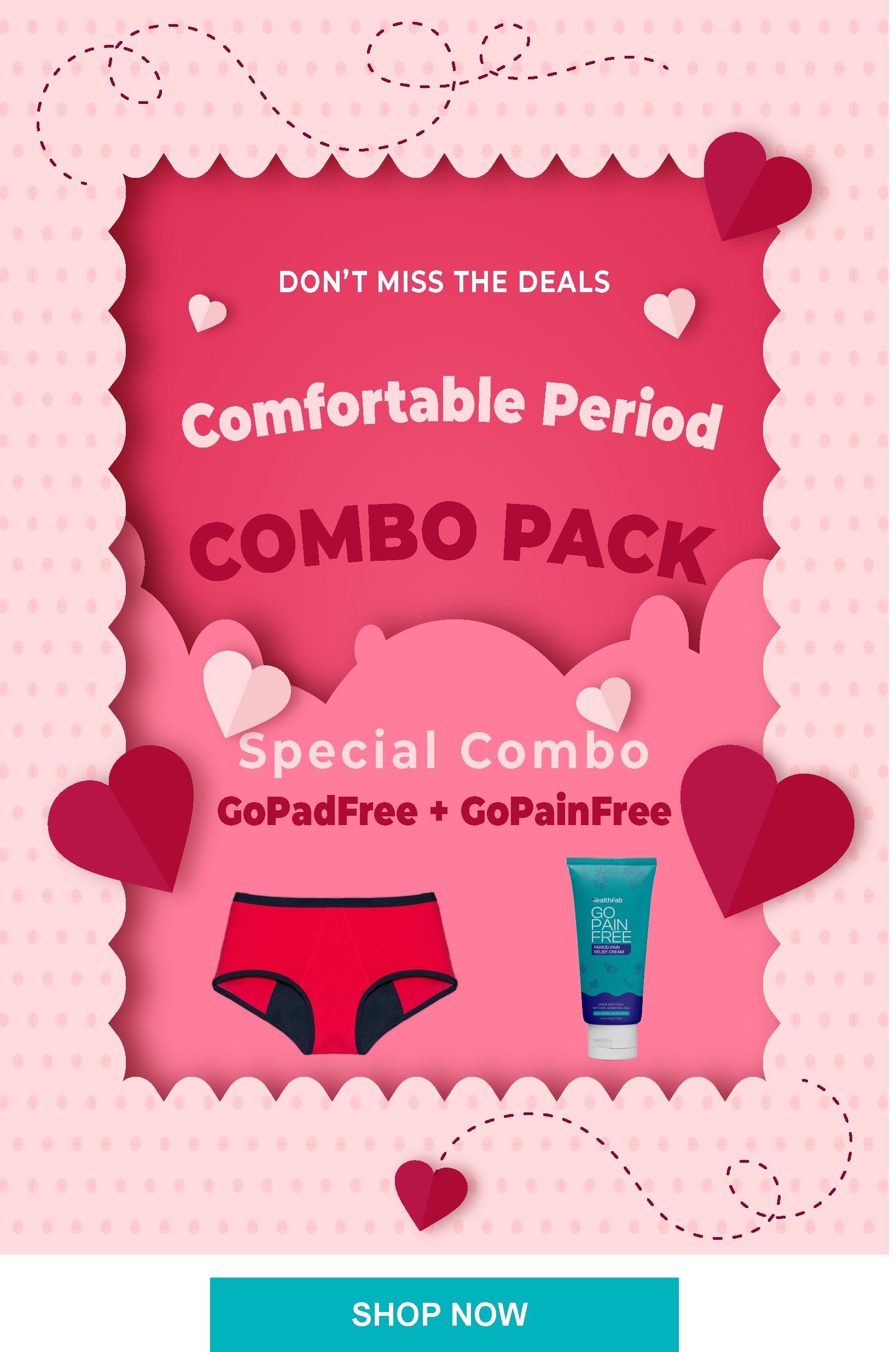 Healthfab® GoPadFree Ultra Leakproof Reusable Period Panty